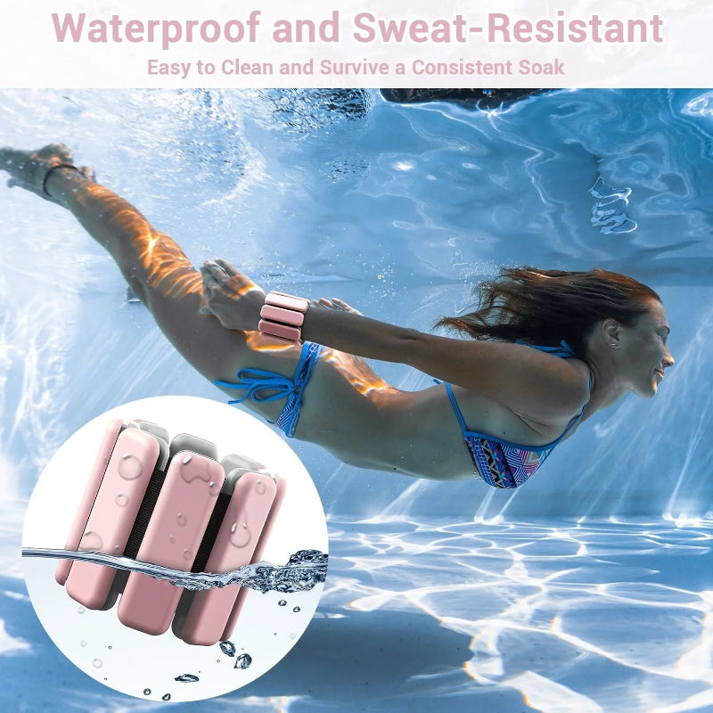 Wearable Leg or Cuff Weight Straps for Yoga, Dance, Gym and Running