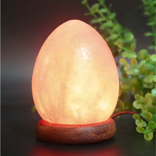 Natural Salt Rock Night Lamp with 7 Colors Changing